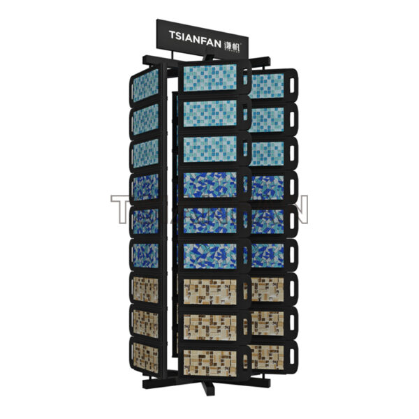 Custom Rotating Mosaic Display Racks MZ2020