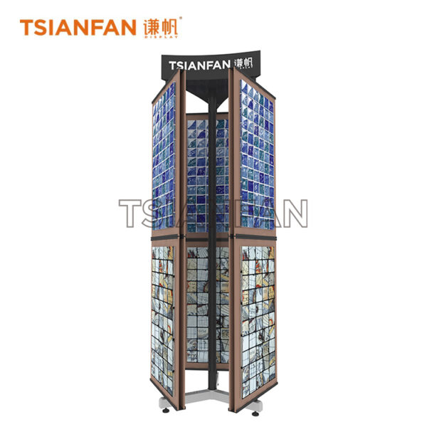 Rotating Mosaic Sample Display Rack Wholesale MZ2026