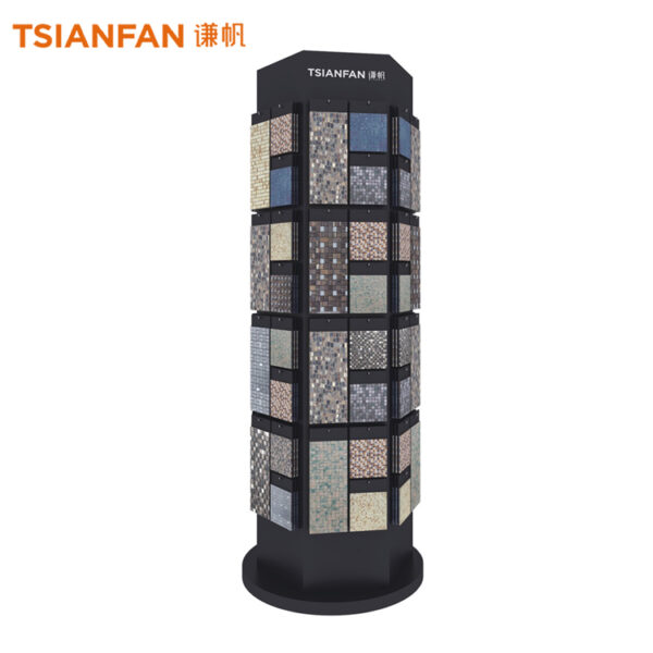 Rotating Mosaic Metal Display Rack MZ2068