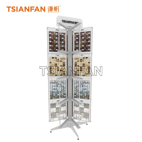 Spin Tiles Mosaic Sample Display Rack MZ2095