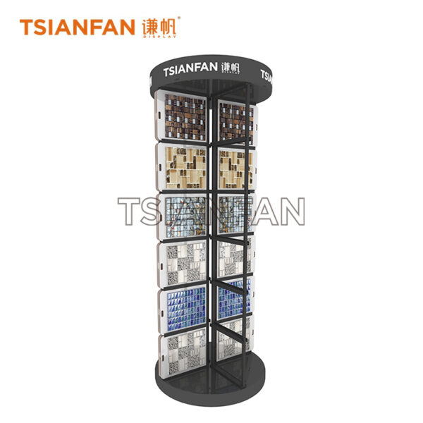 Spin Mosaic Tile Display Rack