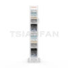 Marble Quartz Stone Display Tower Outdoor Black For Exhibition SRL017