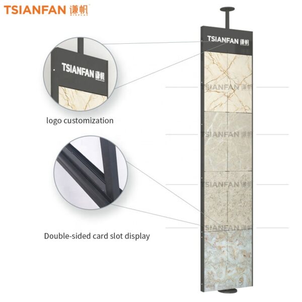 Large Rotate Ceramic Display Rack Showroom Revolve Tile Sample Panel Displays Frame - 图片 2
