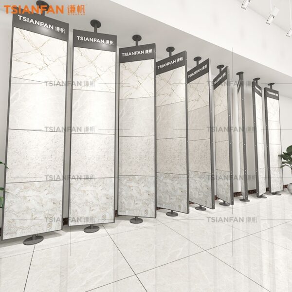 Large Rotate Ceramic Display Rack Showroom Revolve Tile Sample Panel Displays Frame - 图片 3