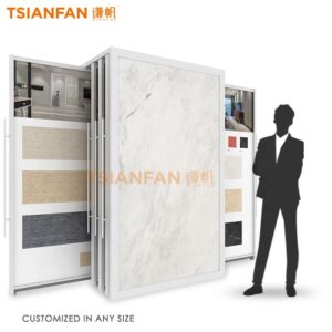 Tiles Showroom Sliding Trade Show Flooring Ceramic Stands Display Rack China Cheap