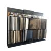 Customizable Page Turn Book Wing Type Vinyl Solid Wood Flooring Tile Display Frame for Showroom Metal Laminate - 图片 3
