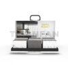 Custom portable marble display case for exhibition hall-PB017