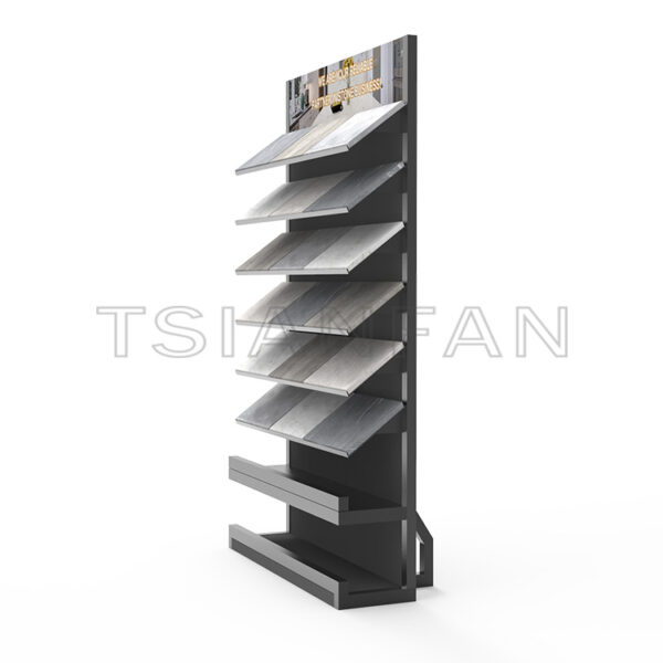 Exhibition hall custom quartz stone floor display stand-SG002 - Image 2