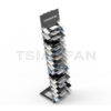Floor-to-ceiling display of marble and quartz tiles-srl134