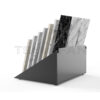 Sloped table top metal marble stone display shelf-SRT845 - Image 2