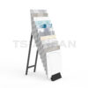 Exhibition hall Stone Sample Waterfall floor showroom design Display Shelf -SG1022 - 图片 2