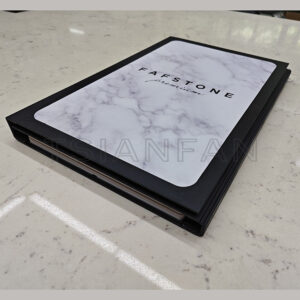 stone sample display book