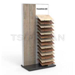 Wooden upright display stand logo custom booth