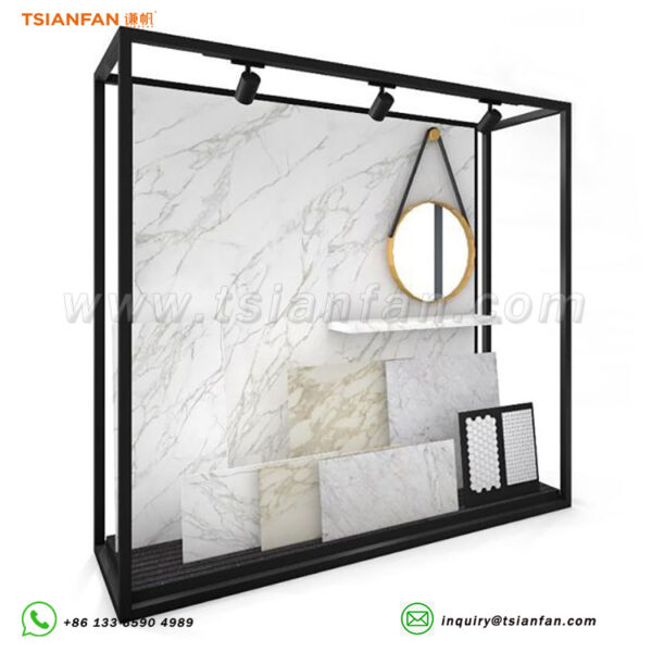 Ceramic tile display iron frame sample combination shelf manufacturer