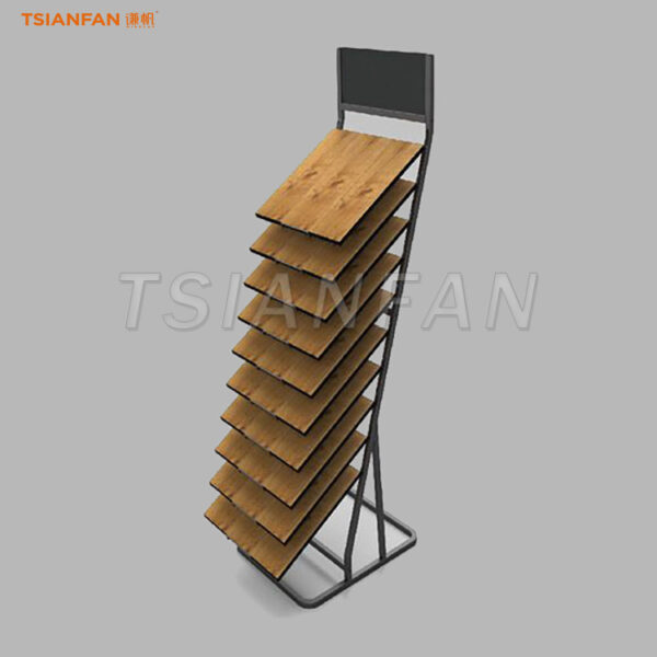 laminate display rack hardwood sample flooring stand metal frame