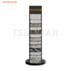 CZ015-White engineering stone display tower exhibition floor display stand
