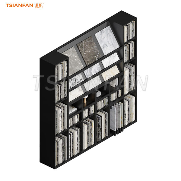 CZ126-Ceramic tile display cabinet engineered stone combination stand - Image 3