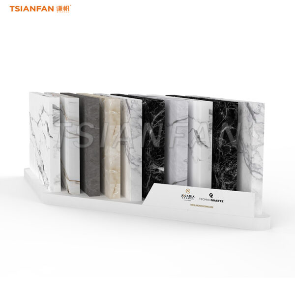 SRT712-Engineered Stone Countertop Rack Artificial Marble Desktop Stand - 图片 2