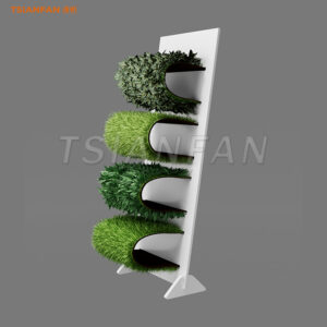 Compact and stylish synthetic grass display stands for events - SZP003