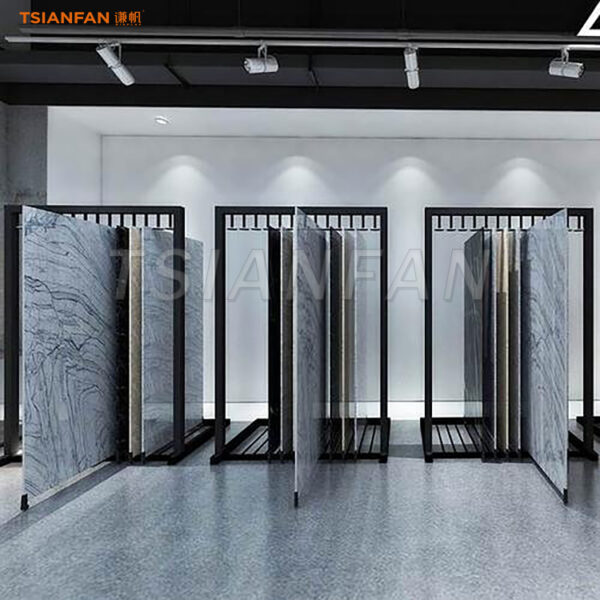 Ceramic tile large board pull-out rack exhibition customized floor-standing push-pull