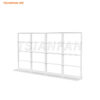 white granite stone showroom shelves engineered stone showsystems -SRL006 - Image 5