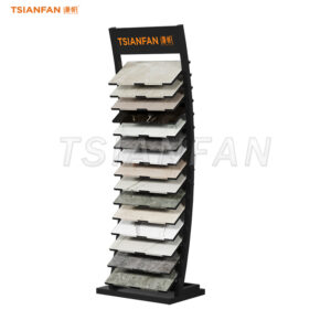 Terracotta floor tile display rack