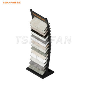 Terracotta floor tile display rack