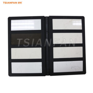 Plastic sample stone display booklet stone sample display catalog