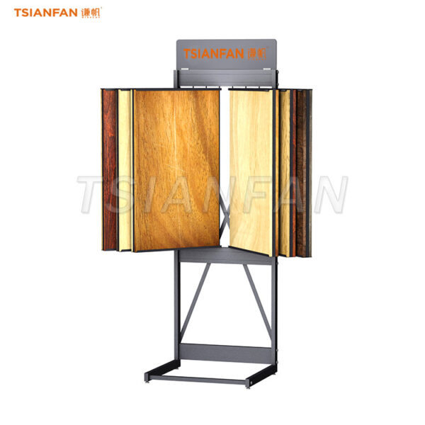 wood flooring flip frame for showroom