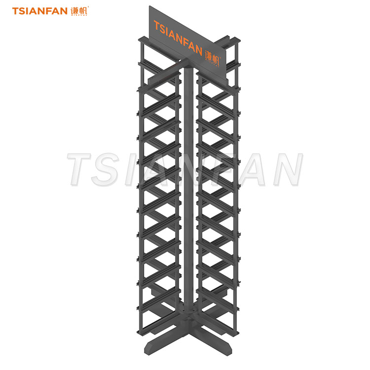 mosaic tile rotating display rack-MM016