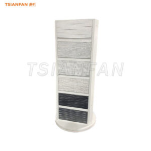 metal cultured stone display stand vertical display rack