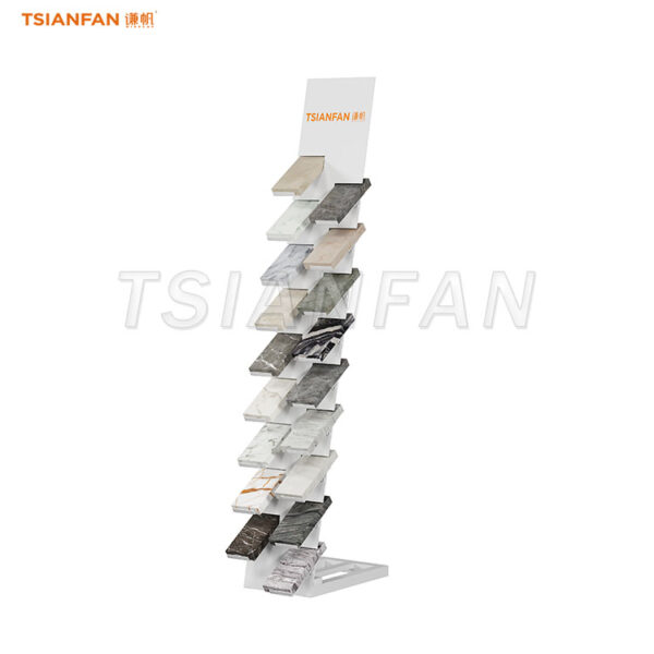 granite sample display rack metal display stand-SRL134