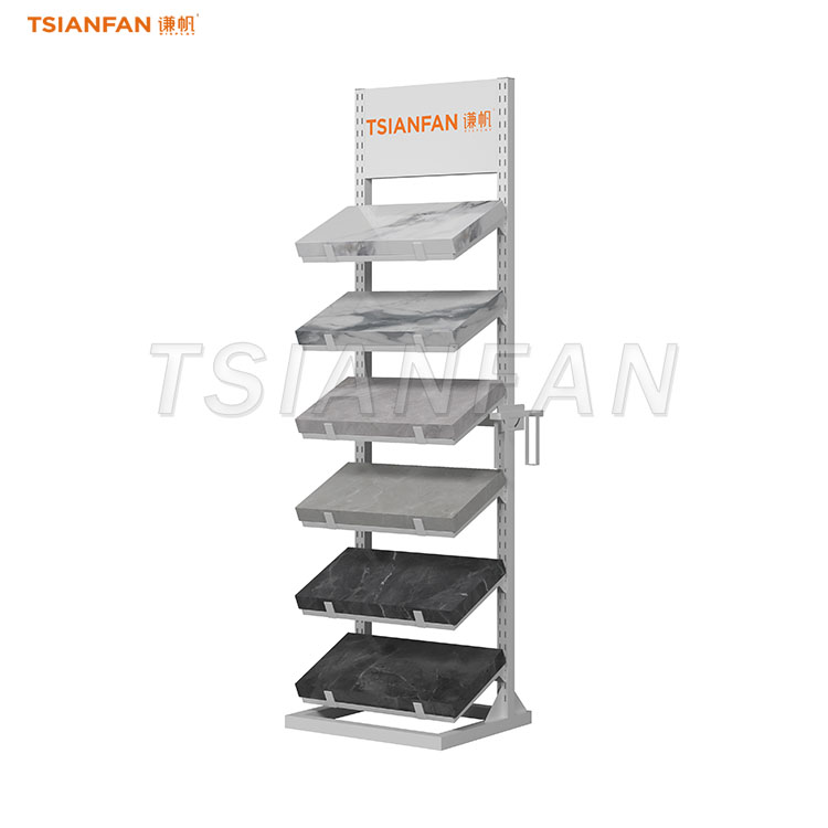 outdoor paving stone display rack for natural stone-SG90