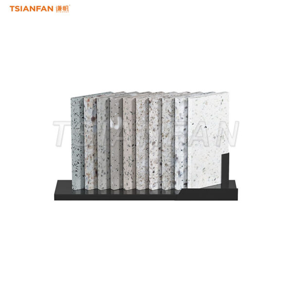 small sample stone display rack showroom display stand-SRT820