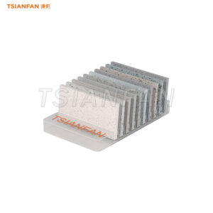 acrylic sample tile display rack stone displays-SRT041