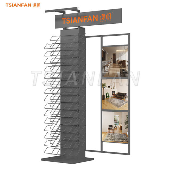 oak hardwood flooring display stand-WL625 - Image 2