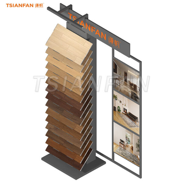 oak hardwood flooring display stand-WL625 - Image 3