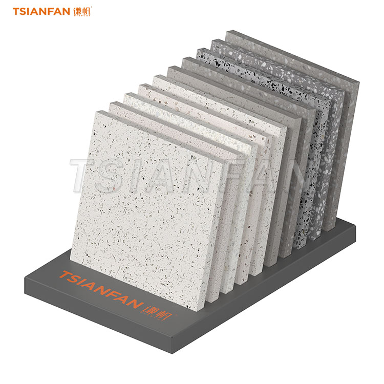 Stone Coping Display Rack exhibition display racks quartz stone display rack-SRT313