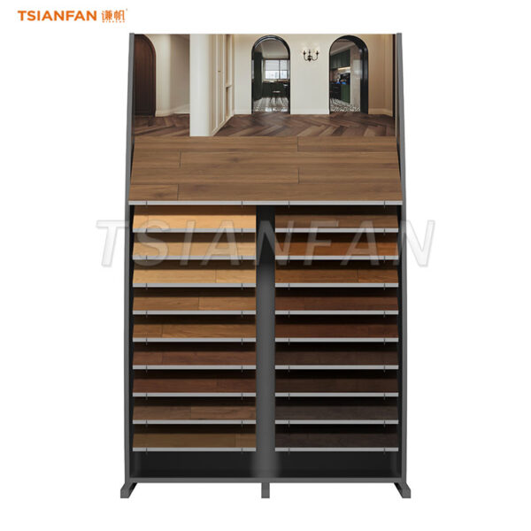 oak hardwood flooring display stand-WL993 - 图片 3