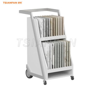 sample stone trolley tiles display solutions-CE002