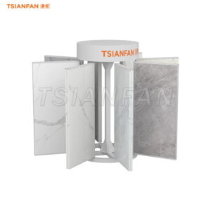 ceramic tiles page turning display stand stone displays-CF020