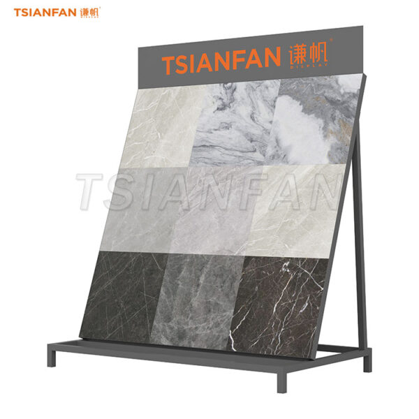 tile display stand in showroom quartz stone display rack-CL004 - Image 3