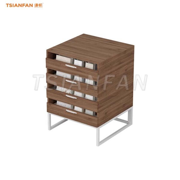 wooden cabinet for porcelain tiles stone sample cabinet-CC022 - 图片 3