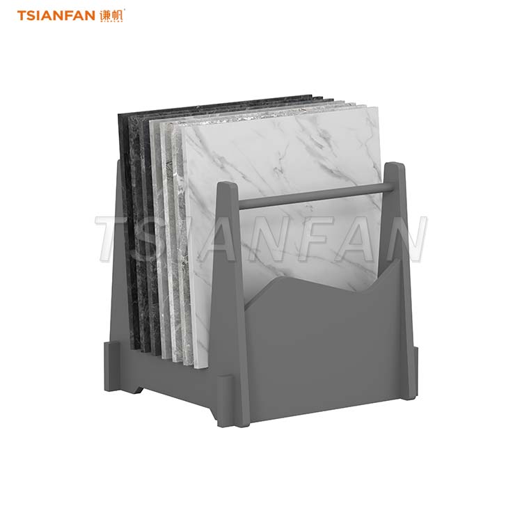 small stone display stand floor tile display rack-CE085