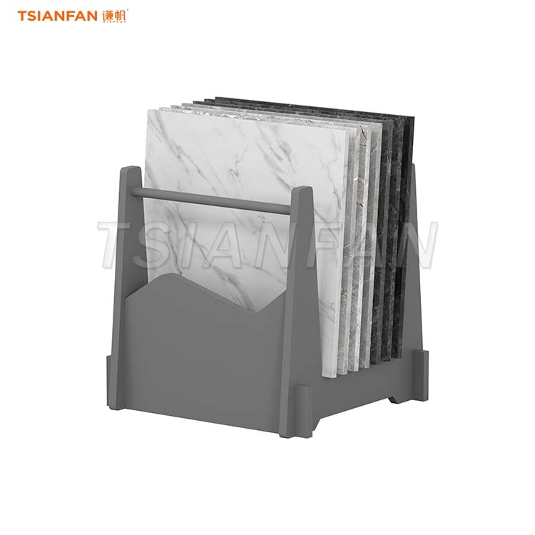 small stone display stand floor tile display rack-CE085 - 图片 3