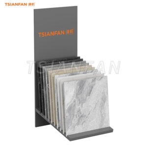 slotted sample stone display stand granite display rack-CE2141