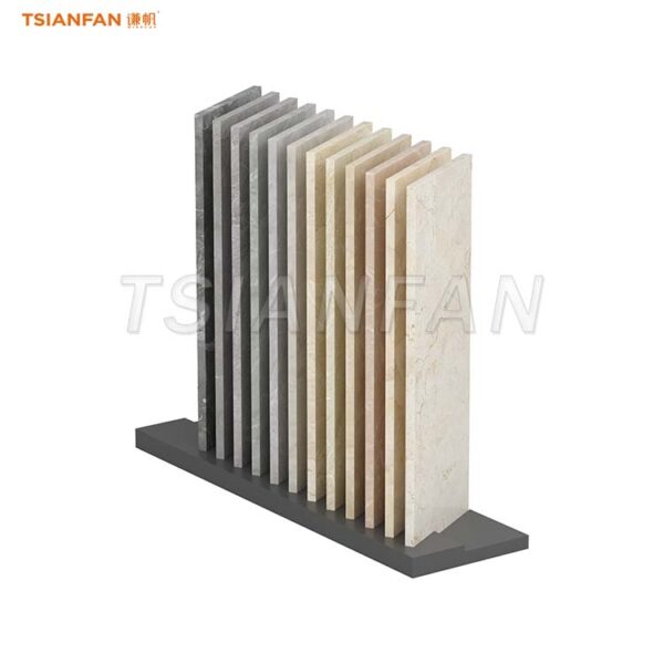ceramic tiles slotted display stand granite display stand-CE968 - 图片 3
