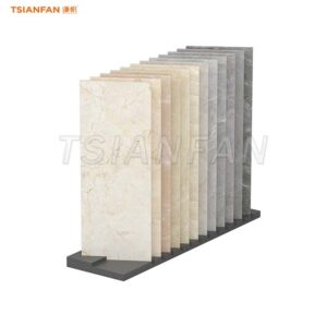 ceramic tiles slotted display stand granite display stand-CE968
