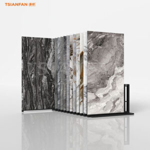 porcelain tiles display stand stone display rack-CT602