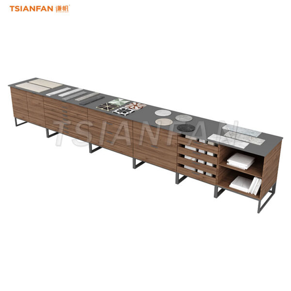 mosaic tiles display drawer granite storage cabinet-CC015 - 图片 3